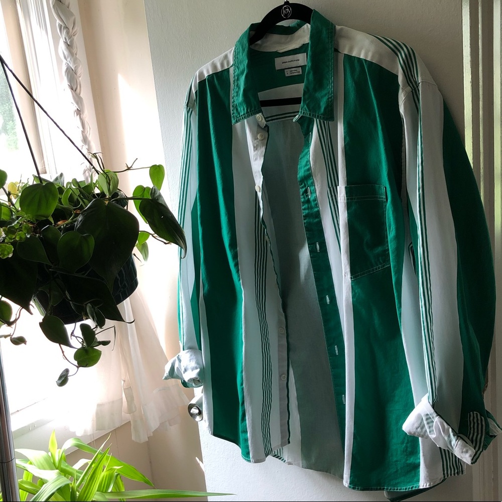 urban outfitters striped button down